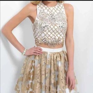 Blush Homecoming Dress